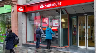 Santander is trying to retrieve the money