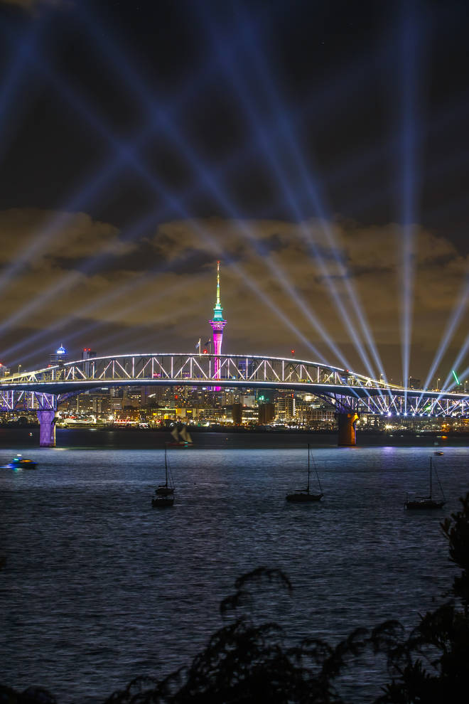 Auckland's fireworks display was cancelled this year as a Covid safety precaution