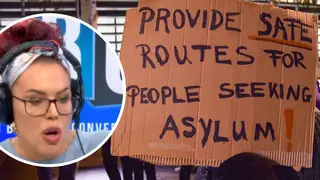 Natasha Devon hits back at messages on refugee safe routes