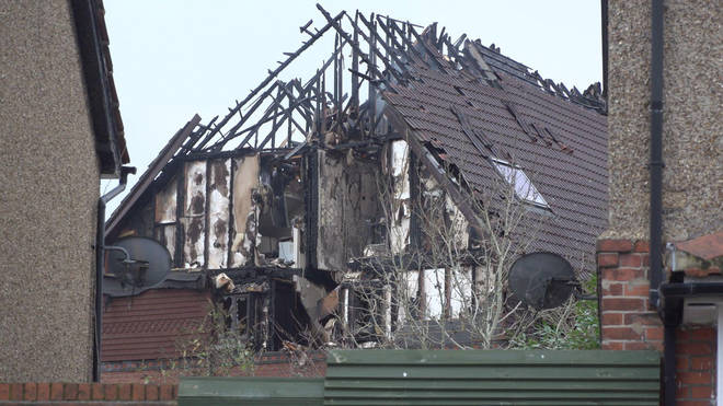 The block of flats was decimated by the fire two weeks ago.