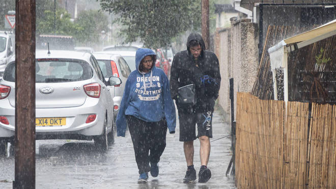Heavy rain and snow are expected to hit parts of UK for Bank Holiday Monday