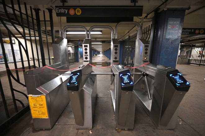 Christopher De La Cruz died after attempting to jump the subway turnstile in Queens, New York.