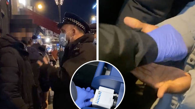 Police have defended their controversial drugs swab video