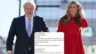 Boris Johnson has apologised over missing messages about the No11 refurb