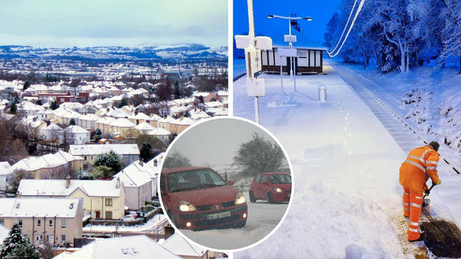 New weather warnings for snow and ice have been issued