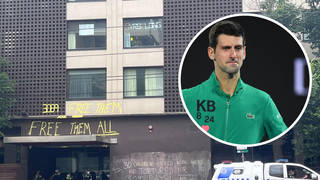 Anti-vaxx tennis star Novak Djokovic has thanked fans for their support.