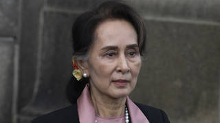 Myanmar’s ousted leader Aung San Suu Kyi