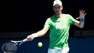 Djokovic is currently set to play in the first round of the Australian Open