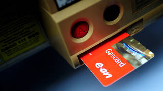 An E.ON gas card