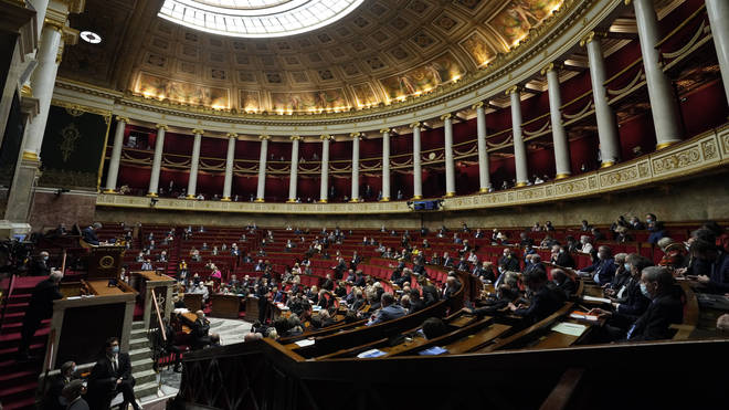 The French National Assembly in Paris