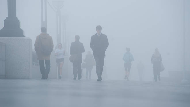 Fog is on the way for most of England.