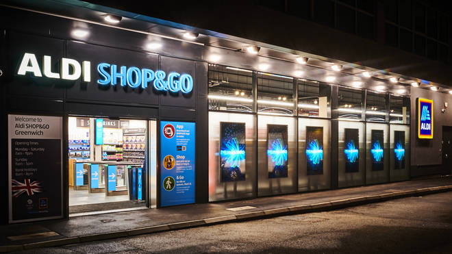 Aldi's Shop&Go checkout-free store in Greenwich