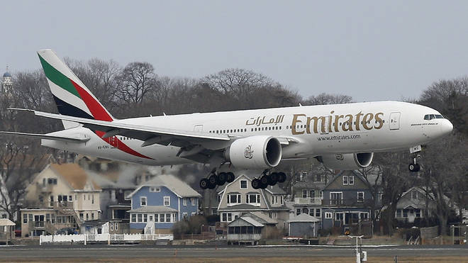 An Emirates Boeing 777