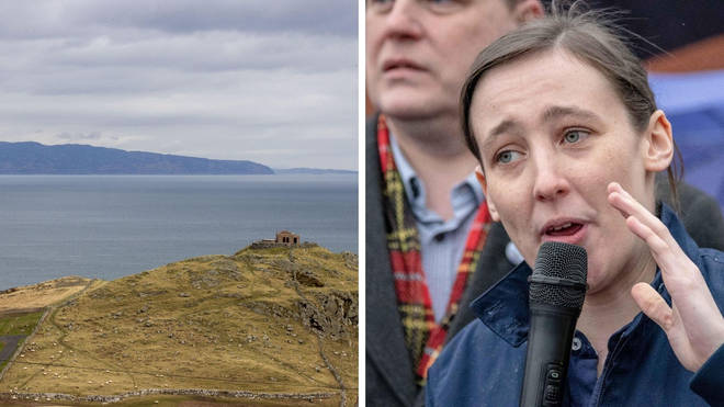 Mhairi Black attacked the bridge plan, which would have linked Scotland with Northern Ireland