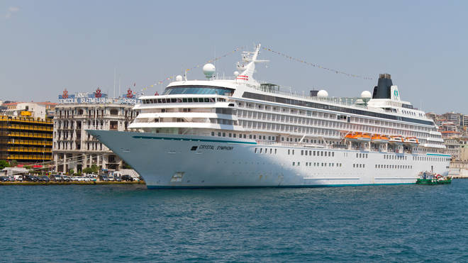 The Crystal Symphony cruise ship is due to arrive in Bimini today.
