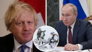 Boris Johnson has warned Russia of the consequences of war