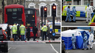 Police are at the scene where two people were killed in Maida Vale