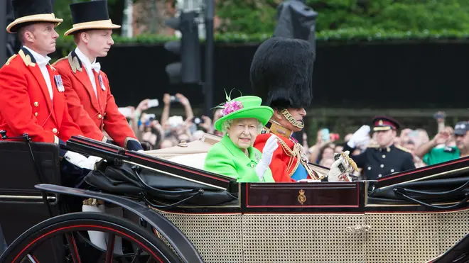 Trooping the Colour and Parade for the Queens 90th Birthday celebrations