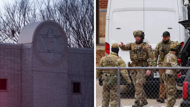 The hostage situation took place at a Texas synagogue