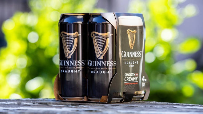 Cans of Guinness