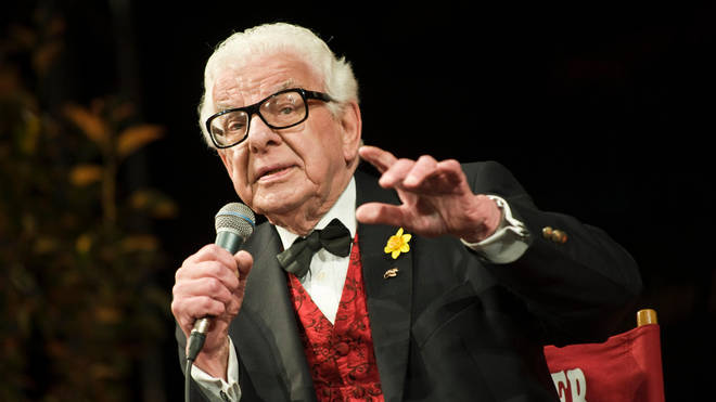 Barry Cryer performing in 2014