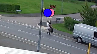 Shocking CCTV has been released by police