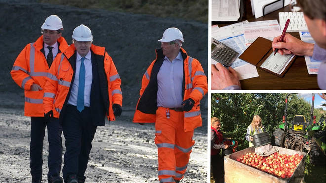 Boris Johnson has suggested a shortage of workers is pushing up the cost of living