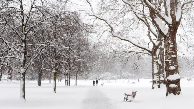 Snow is set to hit parts of Britain by Friday
