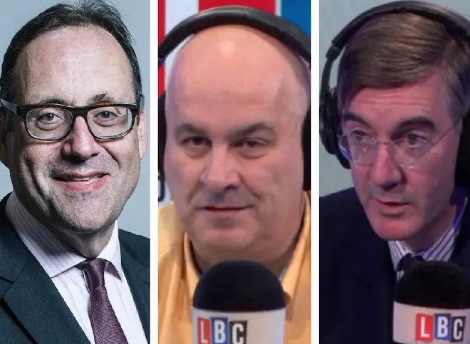 The business minister warned Jacob Rees-Mogg live on LBC