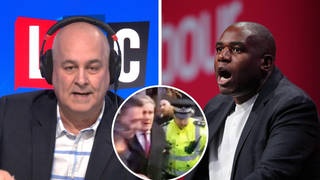 David Lammy has told LBC's Iain Dale about how he and Sir Keir Starmer were mobbed outside Parliament.