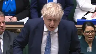 Boris Johnson is facing questions at PMQs today