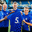 Former Chelsea players Geremi Njitap, Eidur Gudjohnsen, Rob Green, Gianfranco Zola and William Gallas appeared at Stamford Bridge to mark the switch on of Three's 5G network at the ground