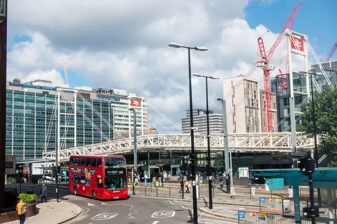 The attack took place outside East Croydon Railway Station.