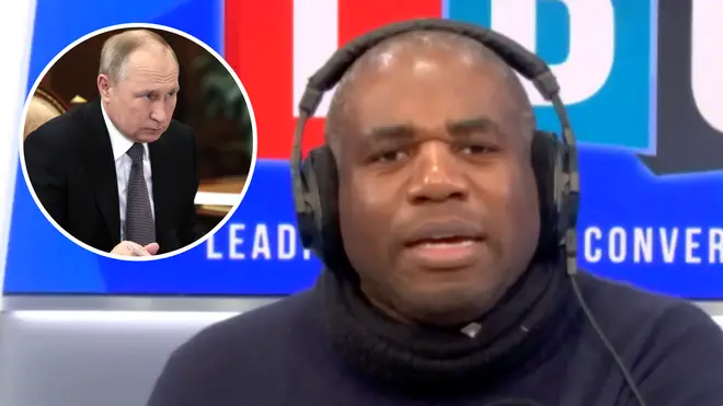 David Lammy questioned whether the UK government had been "too weak" in their response to Russia