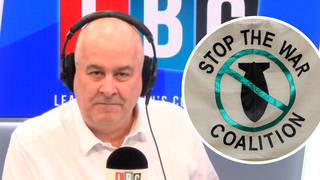 'Fifth columnists': Iain Dale blasts Stop the War Coalition over its UK criticism