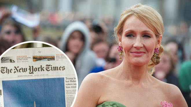 Some people have cancelled their subscription to the New York Times after an advert readers said tried to 'cancel' JK Rowling