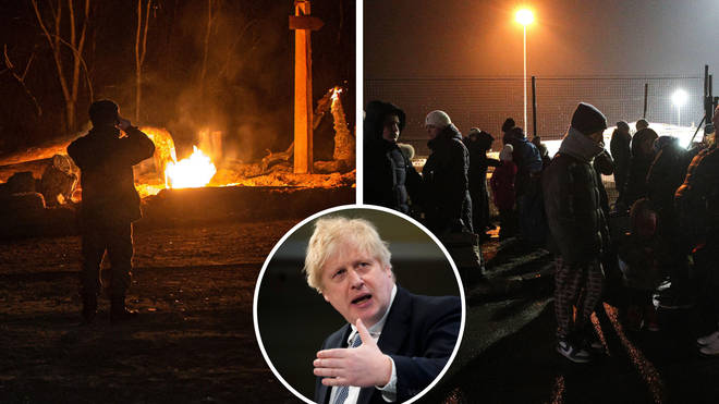 Boris Johnson addressed a security conference in Munich after a gas pipeline in Ukraine was blown up, prompting a mass civilian evacuation