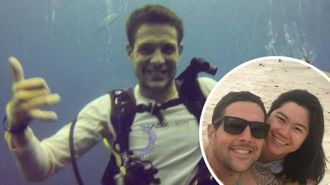 Simon, a British husband-to-be and charity swimmer, was killed by a shark in Sydney on Wednesday