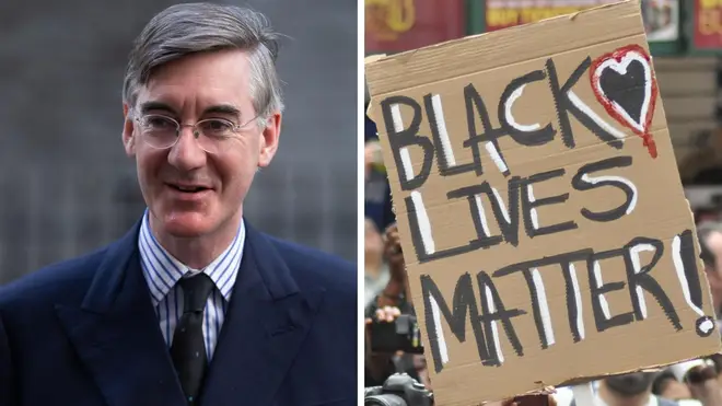 Jacob Rees-Mogg said top civil servants shouldn't show support for BLM.