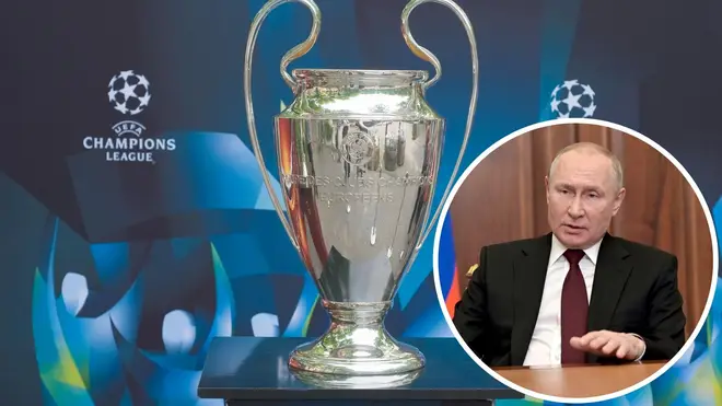It is thought Russia will lose the right to host the Champions League final