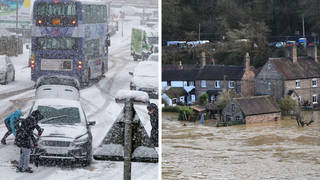 The UK faces heavy snow and strong winds days after three named storms battered the country