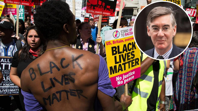 Jacob Rees-Mogg has said top civil servants should not put out messages of support for campaigns such as Black Lives Matter.