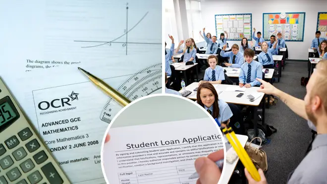 The Government is considering banning access to student loans for pupils who don't meet required GCSE grades