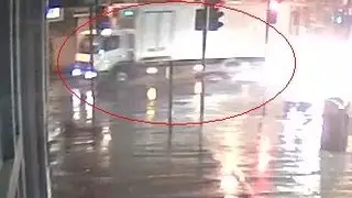 Police release CCTV of lorry after hit-and-run incident