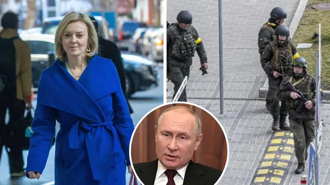 Liz Truss said the West is cutting the Russian economy off "at the knees"