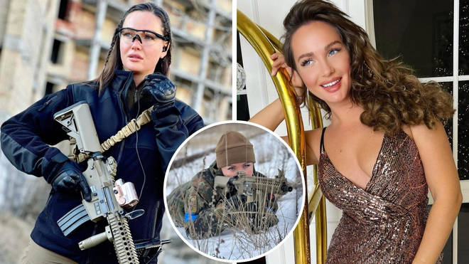 Anastasia Lenna, Ukraine’s 2015 representative in the Miss Grand International beauty contest, has joined the Ukraine army to fight Russian troops.