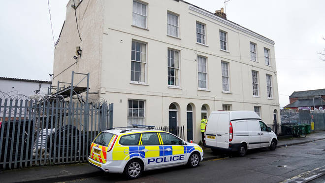Officers found a man's body in Sherborne Place in Cheltenham