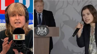 Rachel Johnson challenges journalist who tearfully berated Boris over Nato inaction