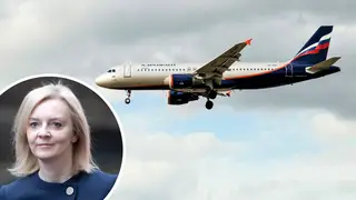 Liz Truss has announced a strengthening of the ban on Russian aircraft