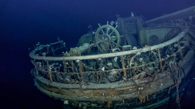 The ship sank off the coast of Antarctica